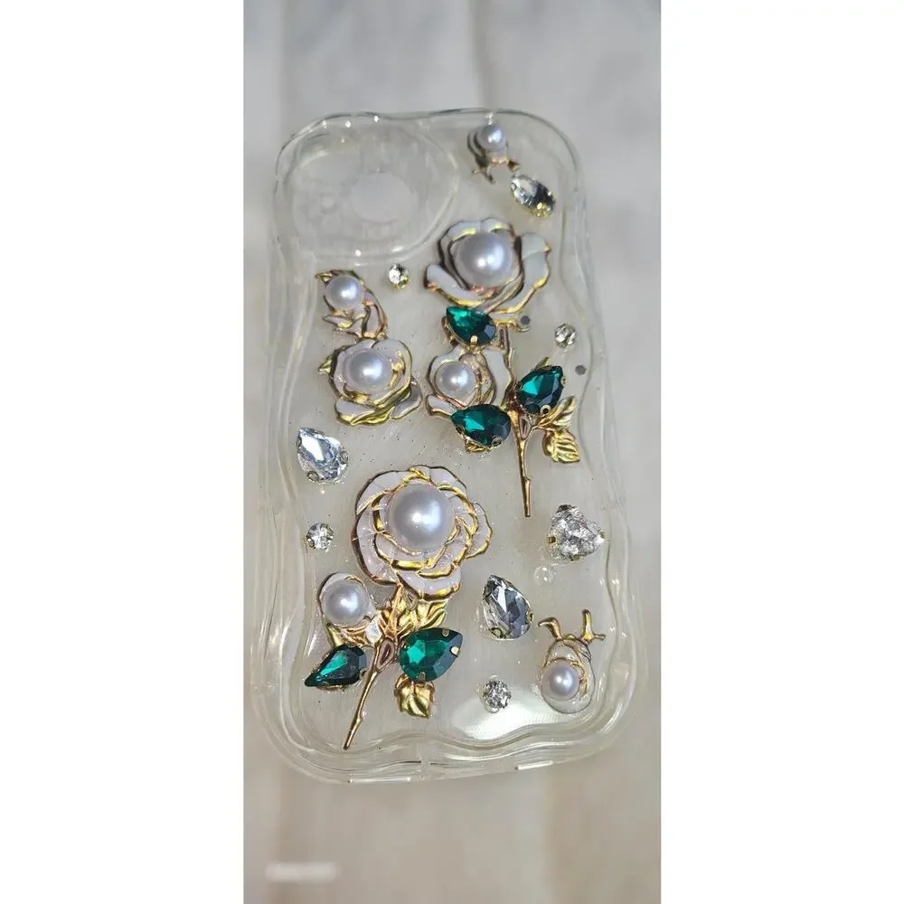 iphone 15 Plus Cute Cases, Phone Accessories, Glitter Bling Bling Cases,